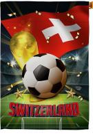 World Cup Switzerland House Flag