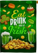 Eat Drink Be Irish House Flag