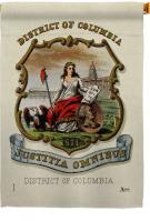 Coat Of Arms Of District Of Columbia House Flag