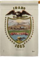 Coat Of Arms Of Idaho House Flag