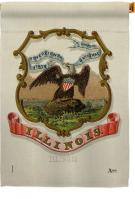 Coat Of Arms Of Illinois House Flag