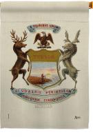 Coat Of Arms Of Michigan House Flag