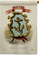 Coat Of Arms Of Rhode Island House Flag