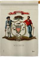 Coat Of Arms Of Wisconsin House Flag