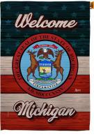 Welcome Michigan House Flag