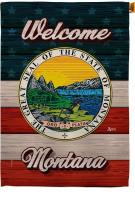 Welcome Montana House Flag
