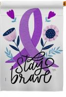 Stay Brave House Flag