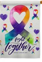 World Cancer Day House Flag