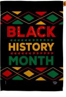 Black History Month House Flag