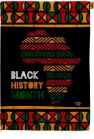 Afro-Americans History Month House Flag