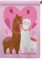 Llama Love House Flag