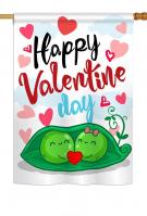 My Sweet Peas Valentine House Flag