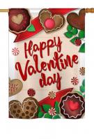 Very Sweet Valentine Day House Flag