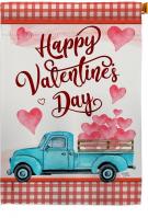 Valentines Truck House Flag