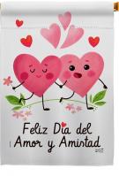 Feliz Dia Del Amor House Flag