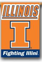 Illinois Fighting Illini Double Sided Outdoor Hanging Banner