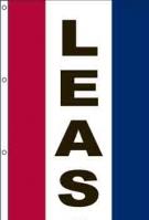 Leasing Vertical Message Panel, High Wind US Made 3\' x 10\'