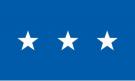 3\' x 5\' 3 Star Air Force High Wind, US Made Flag