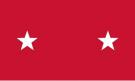 3\' x 5\' 2 Star Marine Corps High Wind, US Made Flag