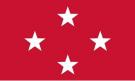 3\' x 5\' 4 Star Marine Corps High Wind, US Made Flag