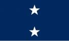 3\' x 5\' 2 Star Seagoing Navy High Wind, US Made Flag