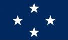 3\' x 5\' 4 Star Seagoing Navy High Wind, US Made Flag