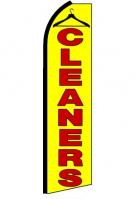 Cleaners (Black Sleeve) Feather Flag 3\' x 11.5\'