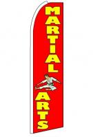 Martial Arts Feather Flag 3\' x 11.5\'