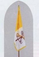 High Wind, US Made, Nylon Papal Flag 6x10