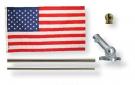US Made Premium Flag Kit w/ White Pole