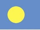 2\' x 3\' Palau flag