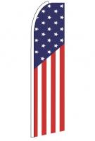 US Feather Flag 3\' x 11.5\'