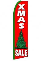 Xmas Tree Sale Feather Flag 3\' x 11.5\'