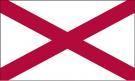 4\' x 6\' Alabama  State High Wind, US Made Flag