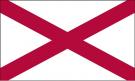 5\' x 8\' Alabama State High Wind, US Made Flag