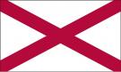 6\' x 10\' Alabama State High Wind, US Made Flag