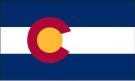 2\' x 3\' Colorado State High Wind, US Made Flag