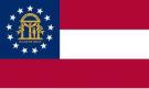 3\' x 5\' Georgia State High Wind, US Made Flag