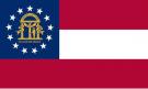 4\' x 6\' Georgia State High Wind, US Made Flag