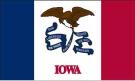 3\' x 5\' Iowa State High Wind, US Made Flag