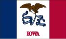 4\' x 6\' Iowa State High Wind, US Made Flag