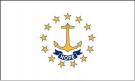 3\' x 5\' Rhode Island State High Wind, US Made Flag