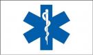 3\' x 5\' Star Of Life US Made, High Wind Flag