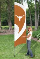 Texas Longhorns Tall Team Flag 8.5\' x 2.5\'