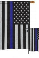 US Blue Stripe Garden Flag