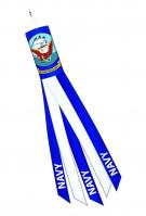 Navy Applique Windsock 12\