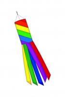 Deluxe Equality Rainbow Applique Windsock 10\