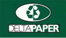 Custom company logo flag- Delta Paper