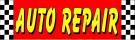 Auto Repair Banner(Red) 3\' x 10\'