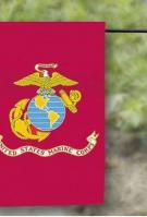 US Made Marine Corps Garden Flag 12\